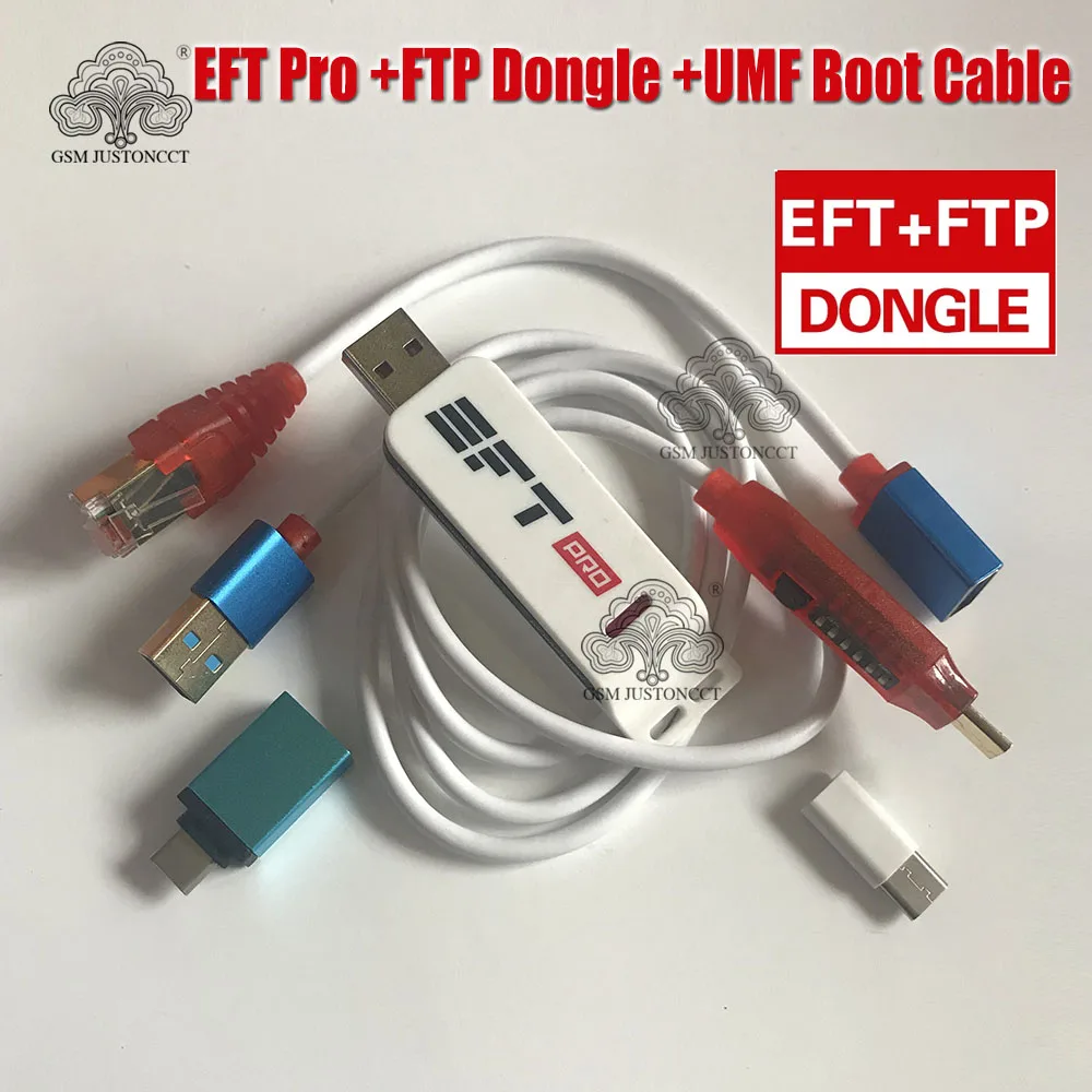 2022 NEW Original EFT Pro 2 Dongle / EFT + FTP Key 2 IN 1 DONGLE + ( UMF ) ALL BOOT CABLE