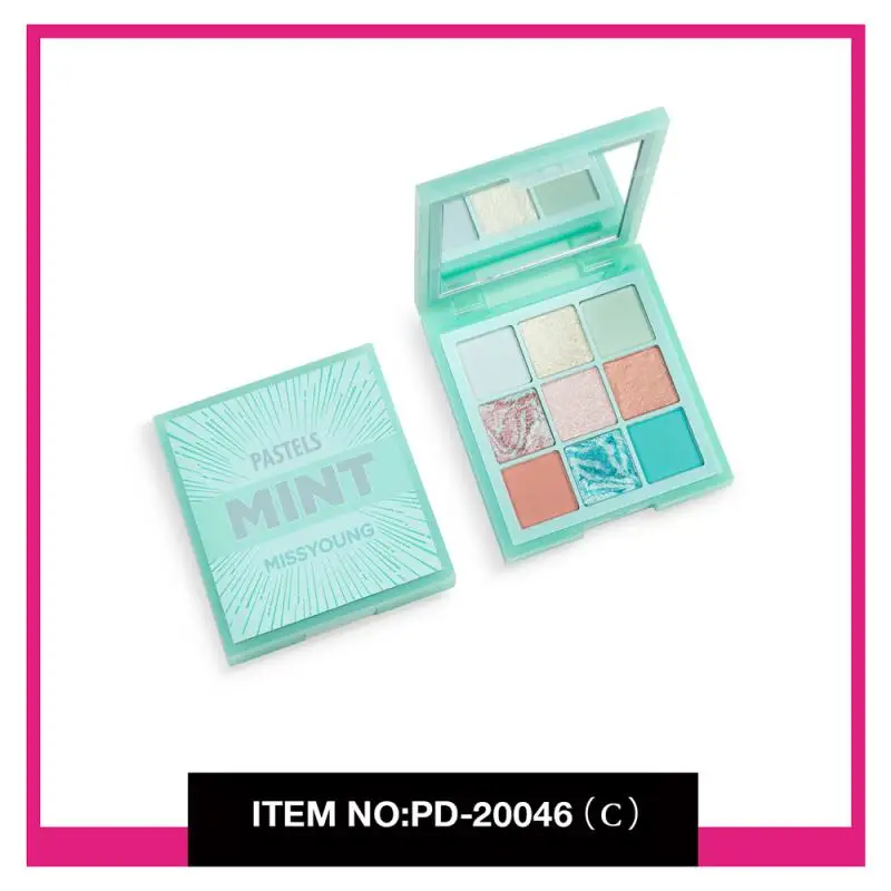 Новинка Missyoung 9 цветов матовая текстура палитра теней для век водостойкая Высокая