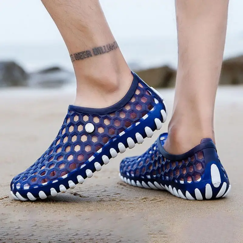 Удобная мужская обувь без шнуровки для отдыха Мягкие нескользящие легкие