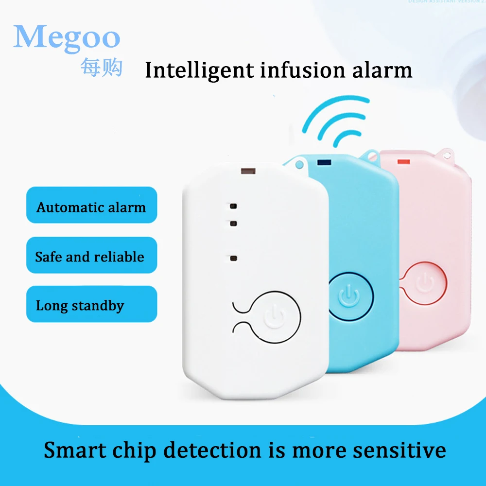 

3Pcs Hospital Injection Warning Electronic Infusion Alarm Rechargeable Type Drip-feeding Automatic Infusion Fluid Alarm Reminder