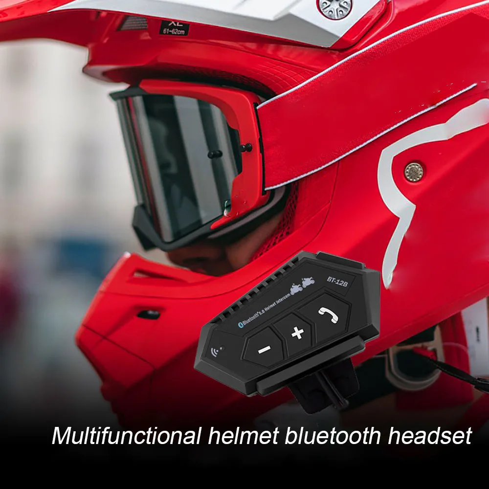 Гарнитура для мотоциклетного шлема Bluetooth 5 0 + CSR наушники аккумулятор 2000 мАч
