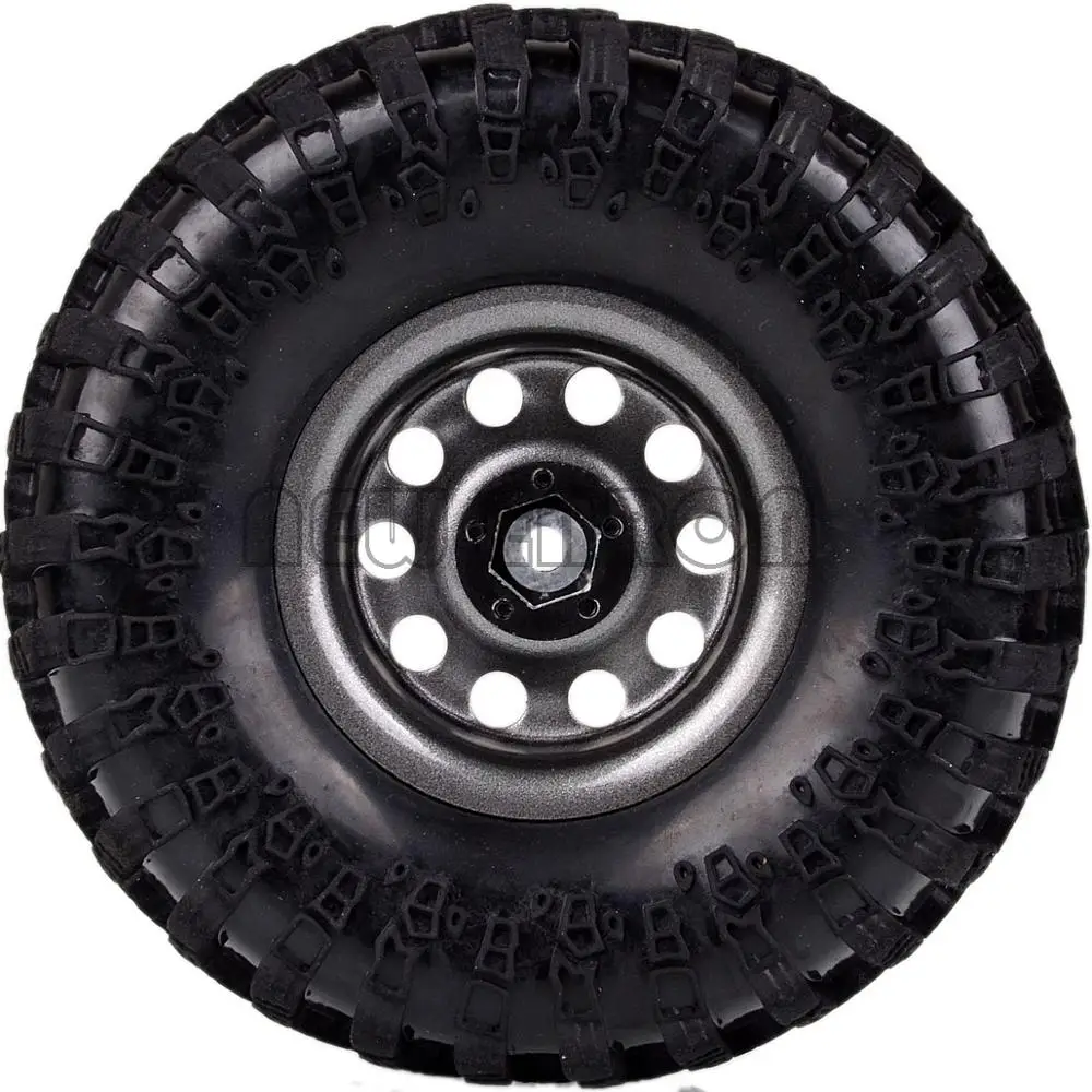 Новые металлические колеса ENRON 4P 2 &quotBeadlock ступицы и шины 125 мм для RC 1/10 Rock Crawler Car Axial