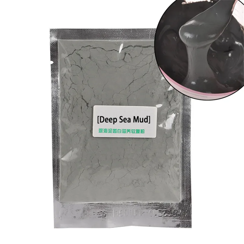 Deep Sea Mud Коллаген гиалуроновой кислоты розовый порошок мягкой маски маска для лица средство против морщин отшелушивает резиновую маску порошок 20 г - Цвет: Deep Sea Mud
