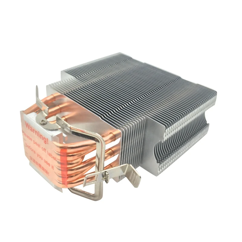 Безвентиляторный Процессор охладитель 12 см вентилятор 6 Медь теплопроводов