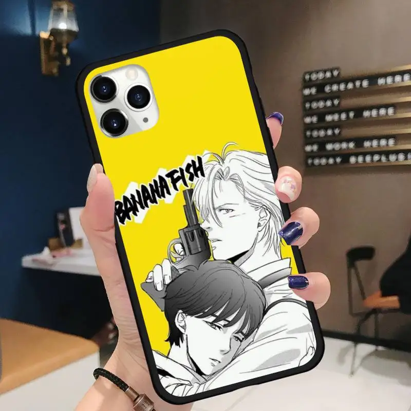 

Banana Fish Anime Phone Case for iPhone 11 12 mini pro XS MAX 8 7 6 6S Plus X 5S SE 2020 XR