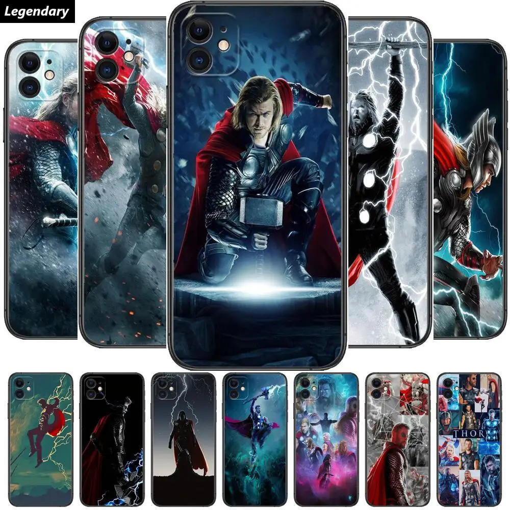 

Thor Marvel Phone Cases For iphone 13 Pro Max case 12 11 Pro Max 8 PLUS 7PLUS 6S XR X XS 6 mini se mobile cell