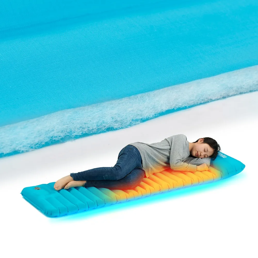 

Naturehike Air Bed 7.5cm Thicken Camping Mat With Pillow Lightweight Outdoor Tent Sleeping Pad Inflatable Mattress For Tent Mat