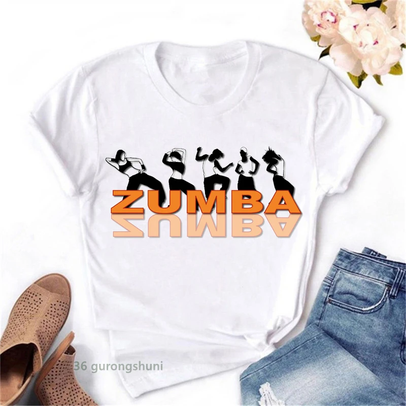 Женская футболка Zumba Спортивная для занятий спортом гимнастикой фитнесом