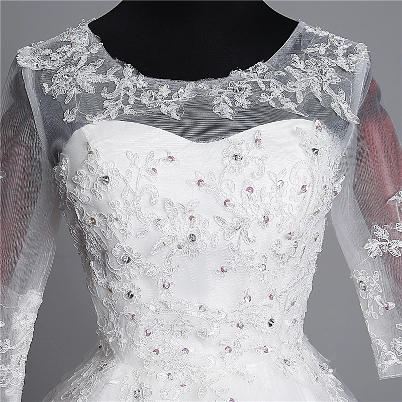Новинка модное кружевное женское свадебное платье со шлейфом 100 см с сердечком