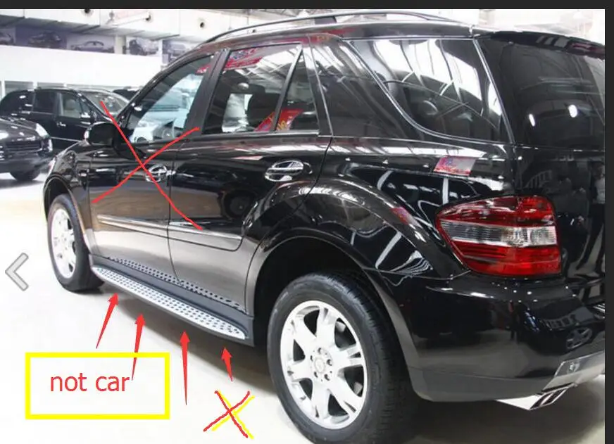 Брызговики для Benz M Class W164 2006 2011 ML ML350 ML500 брызговики 2010 2009 2008 07