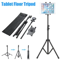 new arrival 1pc foldable floor tripod 360 degree rotating stand lazy bracket for i pad tablets accessories