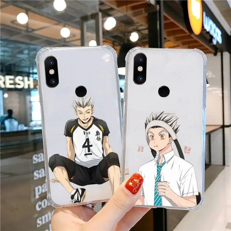 

Kotaro Bokuto haikyuu anime Phone Case Transparent for xiaomi Redmi note k 7 6 40 9 6 5 10 11 A T se pro lite ultra