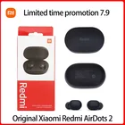 Оригинальные наушники Xiaomi Airdots 2, беспроводные наушники Bluetooth 5,0 Redmi AirDots 2, наушники-вкладыши Airdots S, басовые наушники
