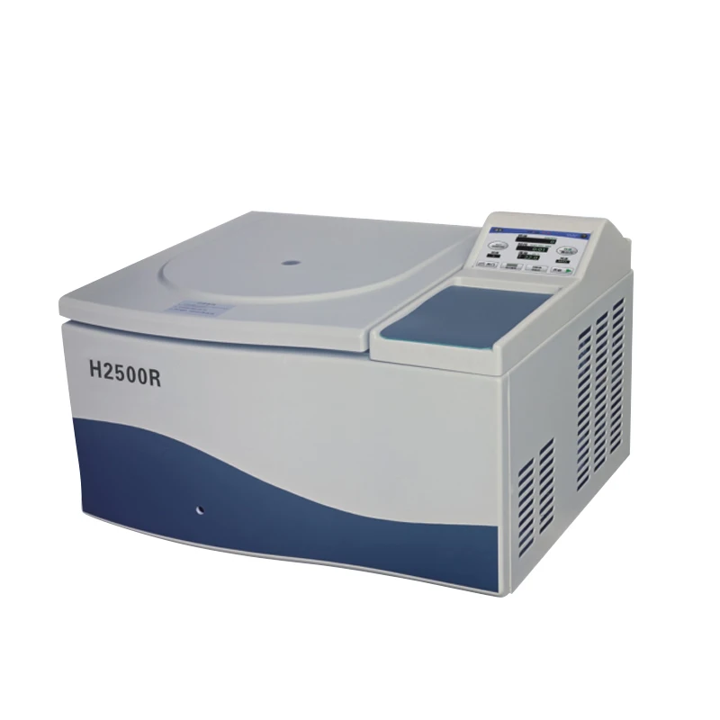 

H2500R Tabletop High Speed Refrigerated Centrifuge, Maximum Speed 25000r/min, Maximum RCF 50560xg, Maximum Capacity 6x100ml