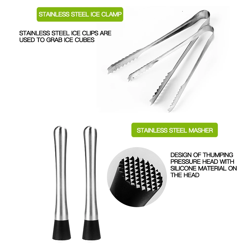 Нержавеющая сталь красное вино шейкер для коктейлей миксер напиток бармен набор