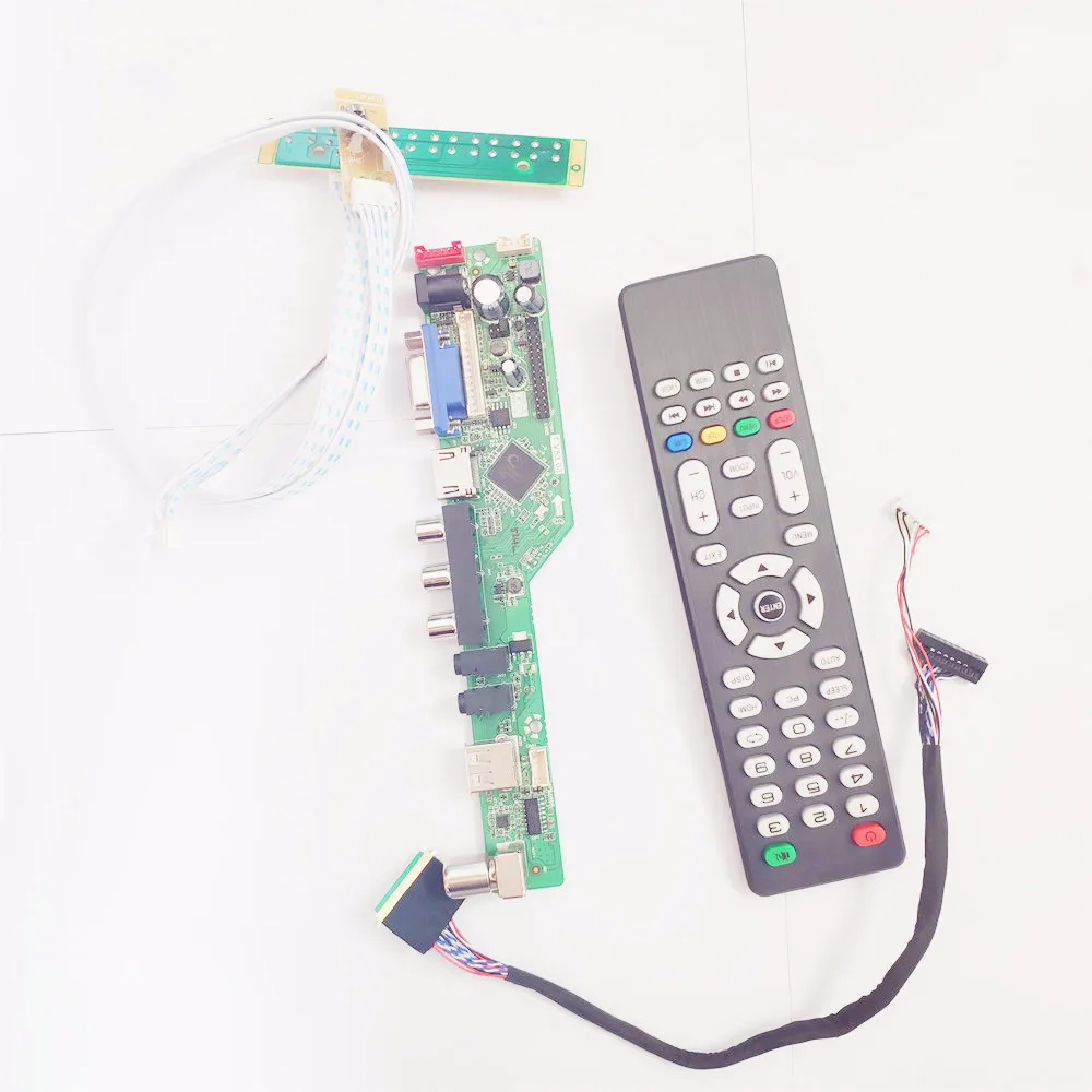 Для N173FGE-L12/L13 1600*900 HDMI-совместимый VGA USB AV RF WLED LVDS 40Pin T.V56 привод контроллера 17 3" |