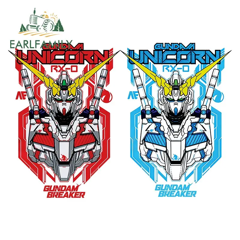 

EARLFAMILY 13cm for GUNDAM RX Funny Car Stickers and Decals Camper Scratch-Proof Waterproof Decor Windshield Vinyl Car Wrap