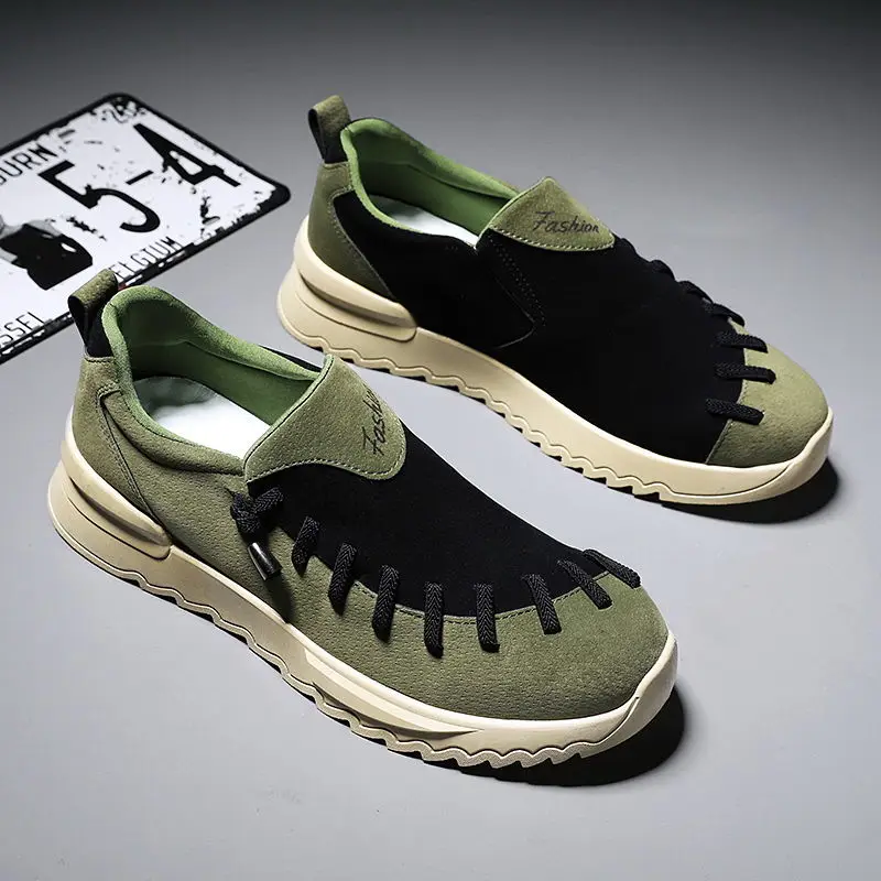 Men's shoes 2021 new low-top shoes Korean fashion shoes men's casual Joker men's shoes lazy shoes tide shoes