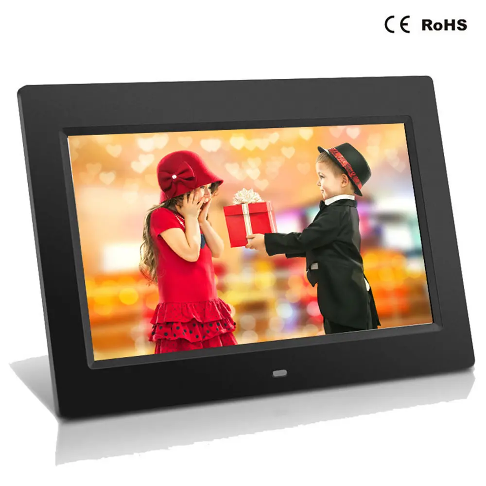 10 дюймовый светодиодный Подсветка HD 1280*800 Полный Функция цифровая фоторамка электронный альбом Цифровой Фото Музыка Видео