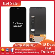 OLED LCD Display For Xiaomi MI 8 Mobile Screen Without Frame 10 Touch Digitizer Display Replacment for MI8 Mobile Phone Parts