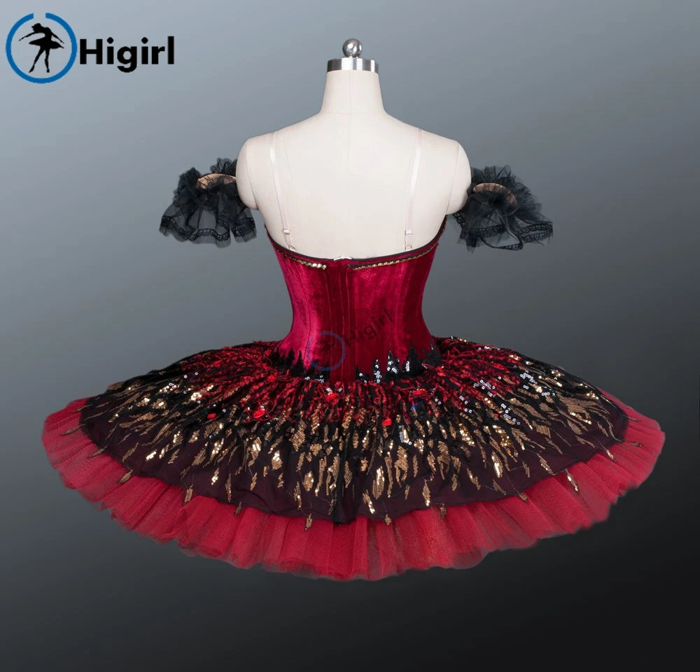 Балетные костюмы профессиональные красные черные BT9045A|swan lake|ballet tutu costumesblack swan lake |