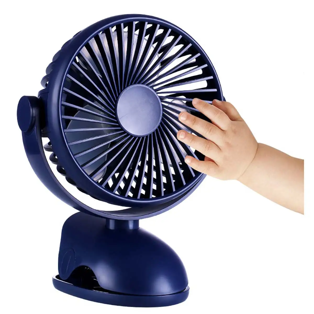 

New Portable Handheld Small Fan New Clip USB Fan Charging Desktop Mini Portable Desktop Fan Desktop Outdoor Stroller Fan