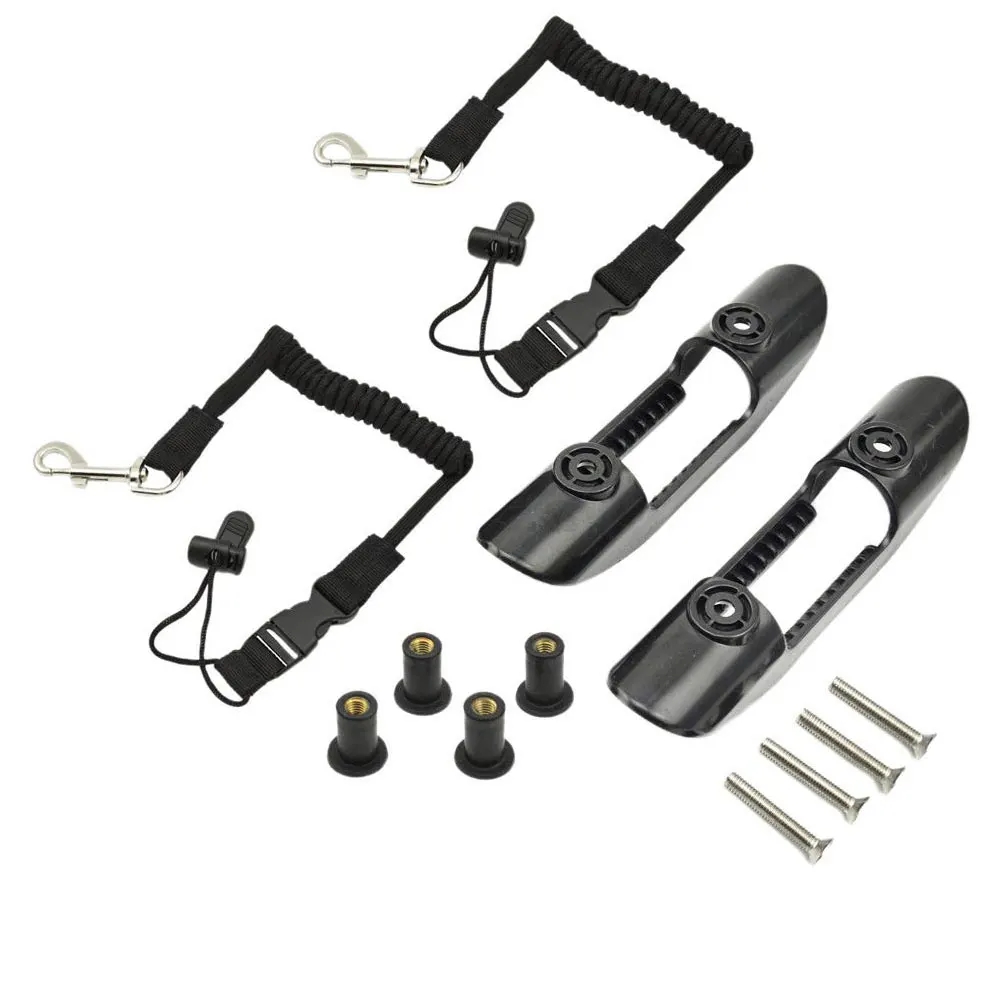 

12PCS Kayak Accessories Kits Canoe Paddle Rope Leash Paddle Clips Paddle Accessory Set For For Fishing Boat Accessories Bateau