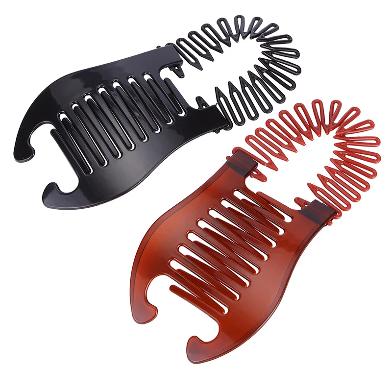 

1PC Woman Elastics Hair Braider Banana Clip Scorpion Type Hair Holding Tool Ponytail Rubber Bands Hair Accessories