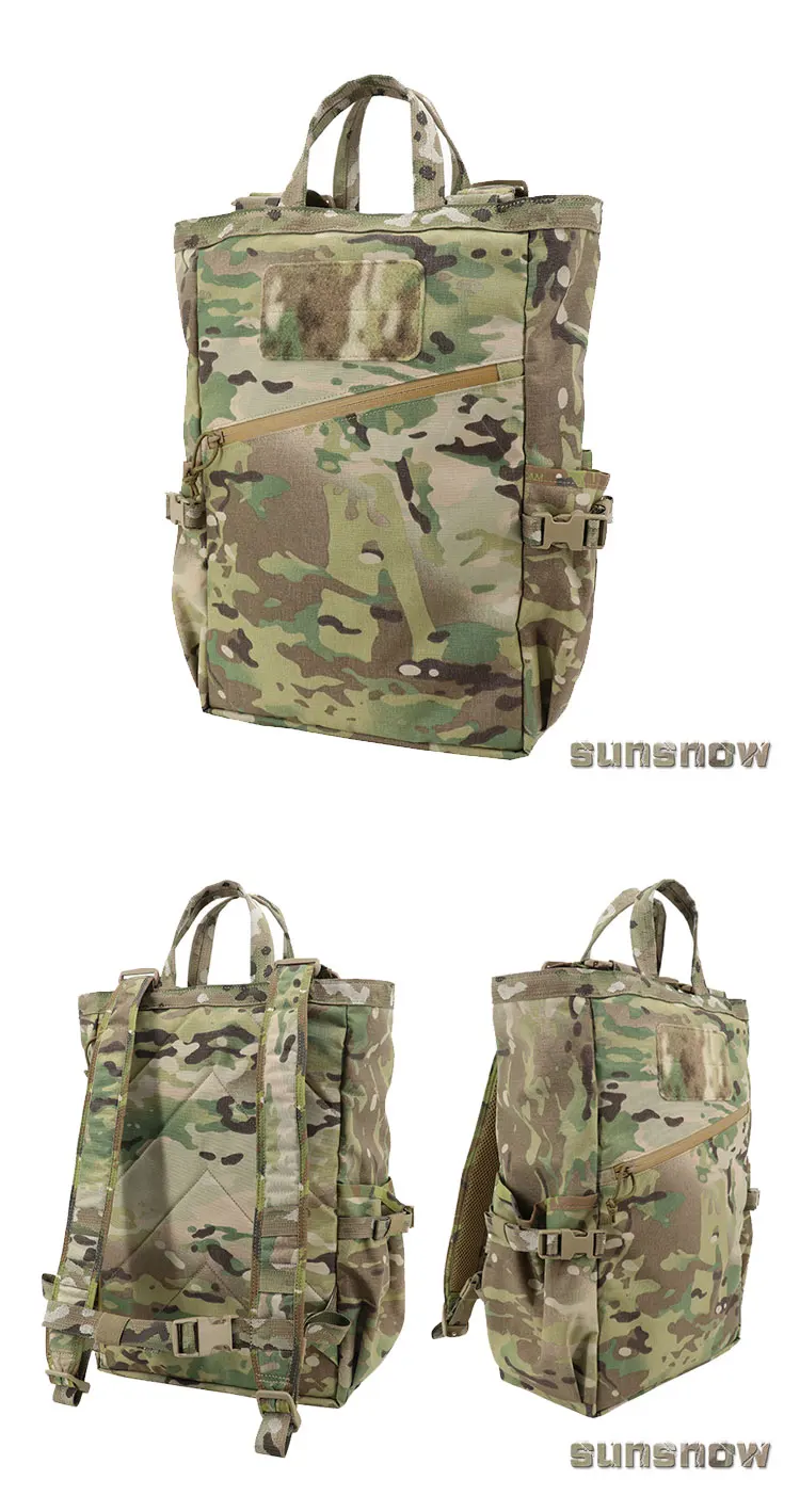 Outdoor Sports Tactics Multifunctional Camouflage Tide Bag Backpack Computer Bag Imported Fabric Multicam Cordura