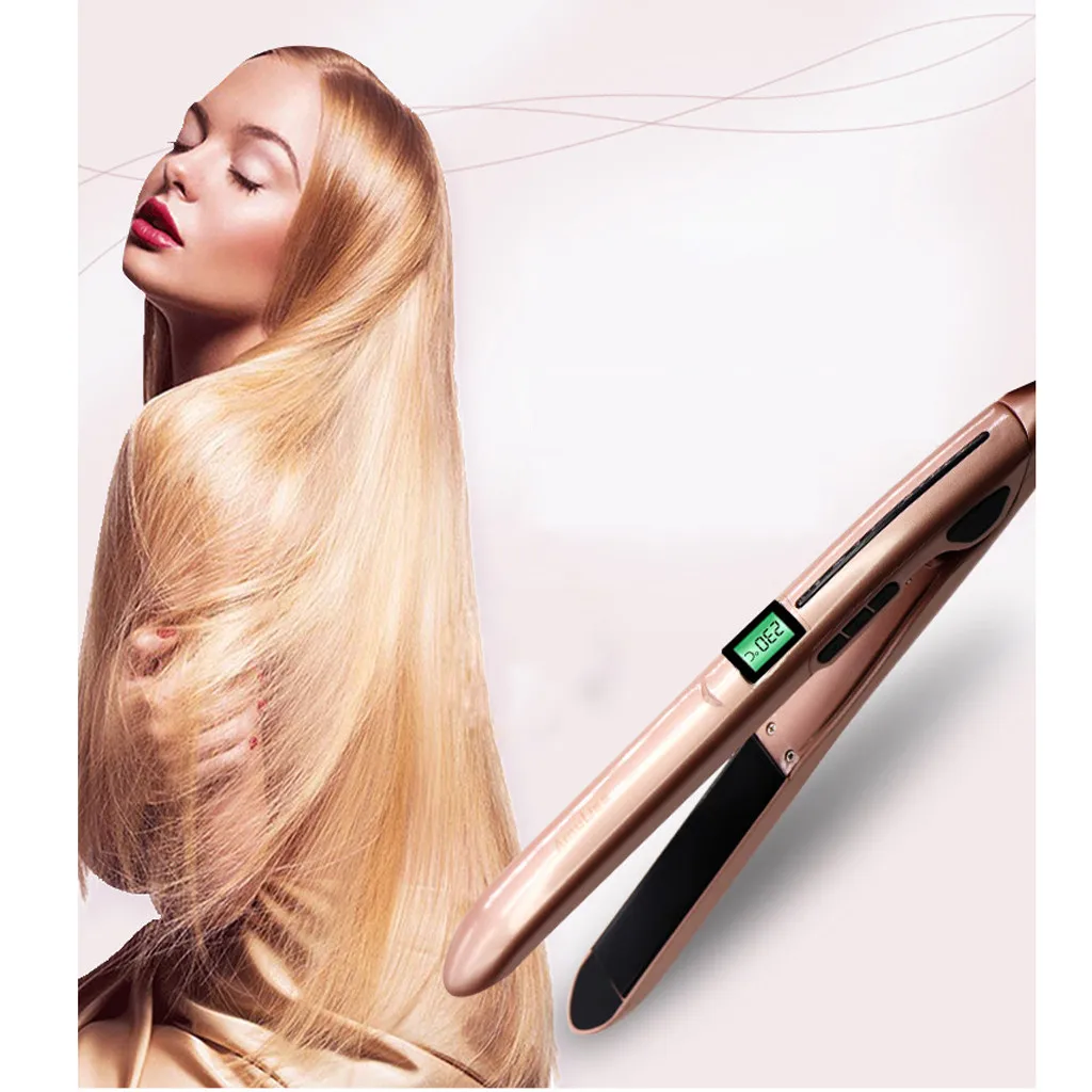 Профессиональный турмалиновый выпрямитель для волос керамический