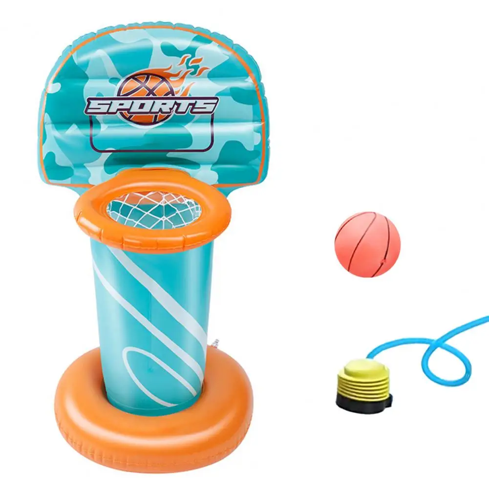 

Multifunctional Water Inflatable Basket Multiple Scenes Colorful Water Playing Floating Inflatable Hoop for Parent