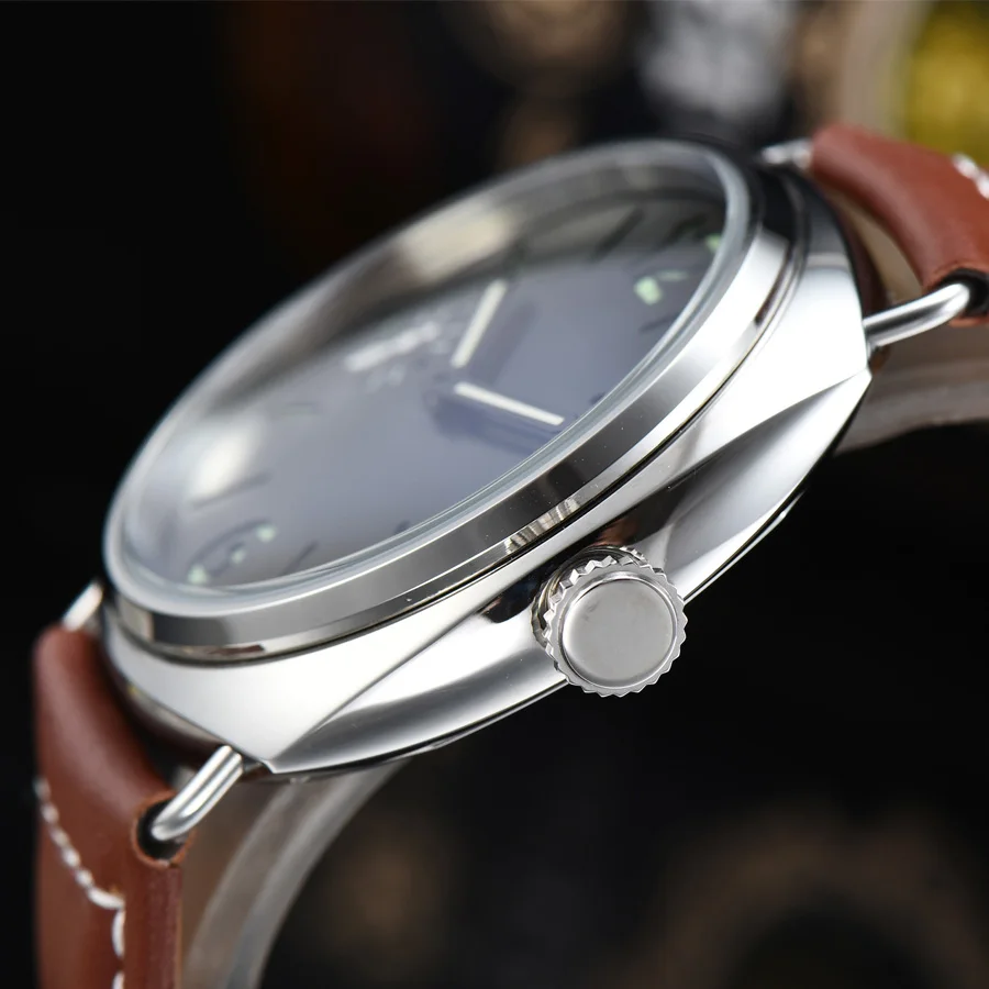 Механические часы мужские светящиеся водонепроницаемые ручные обмотки из