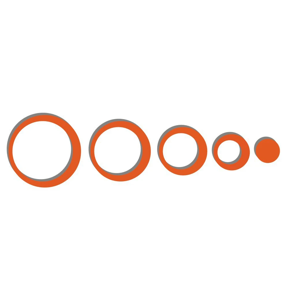 DIY круги наклейки на стену Детские Съемная декорация для спальной 3D искусство ТВ