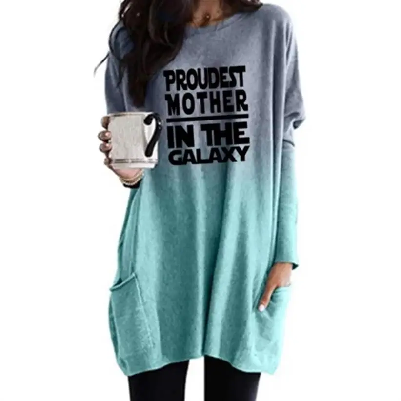 

Proudest Mother In The Galaxy Print Women's Dress Hoodies Clothing 2021 New Hit Kawaii 5XL Harajuku Streetwear