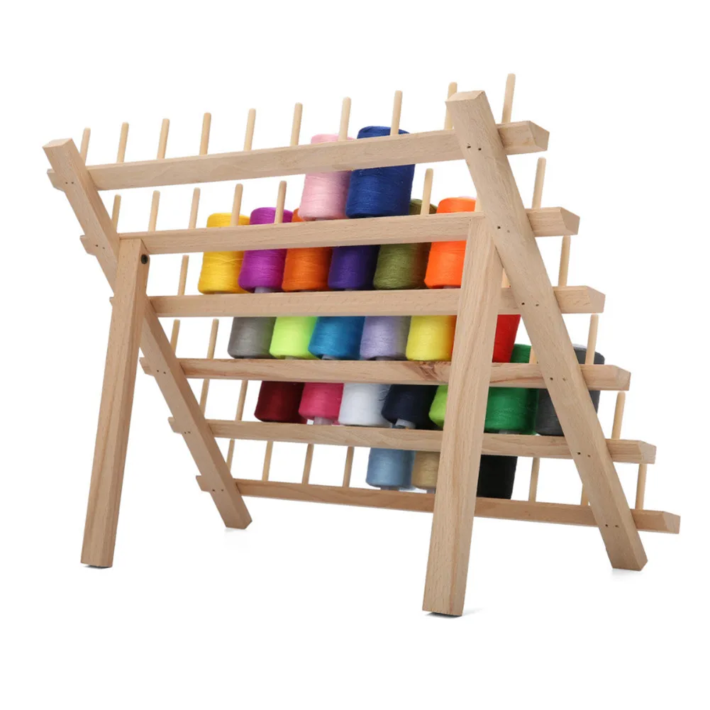 Стойка для воска полка деревянных нитей органайзер шитья портной стеллаж