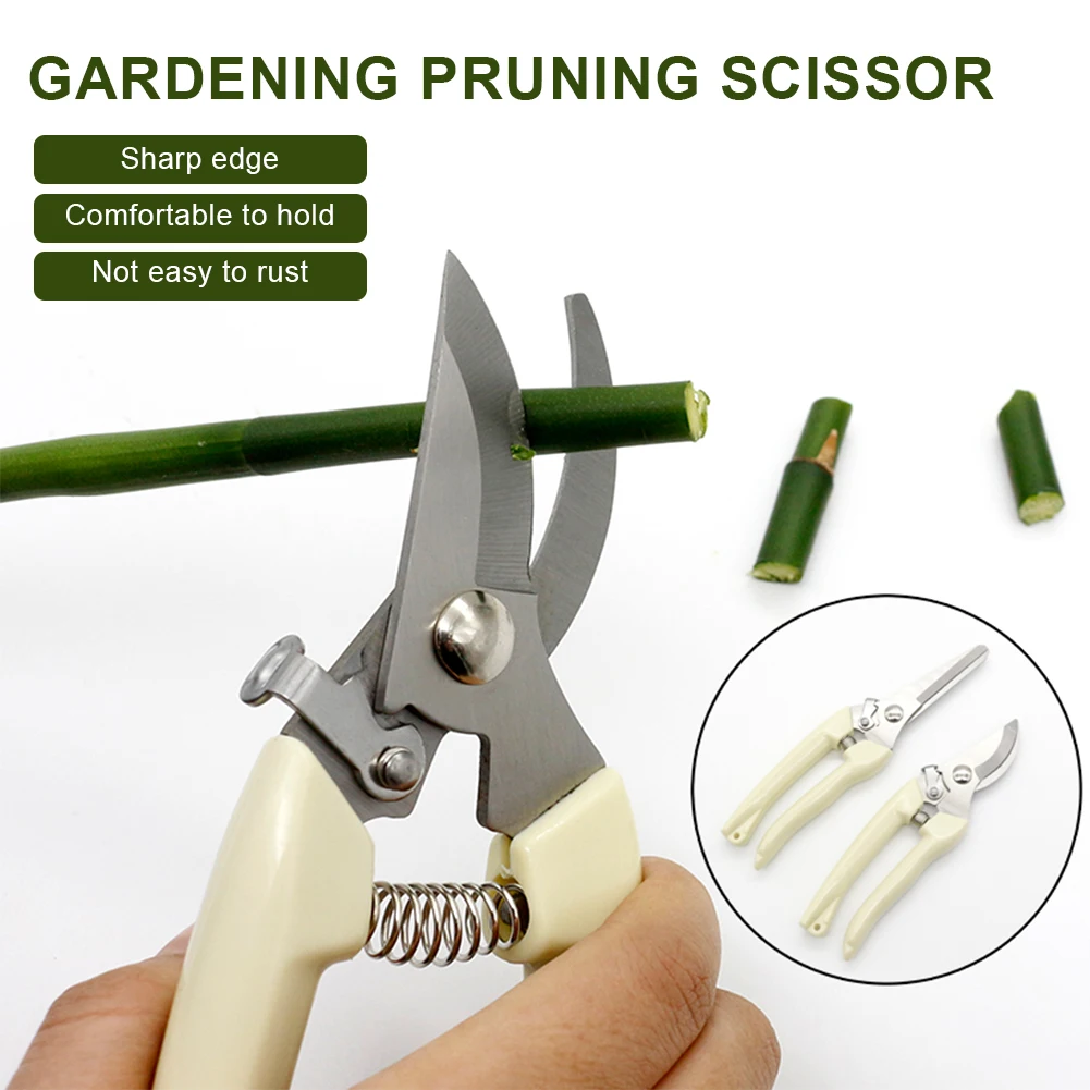 

Garden Pruner Stainless Steel Grafting Tool Gardening Pruning Scissor Branch Tool Shear Fruit Tree Pruning Shears Bonsai Pruners