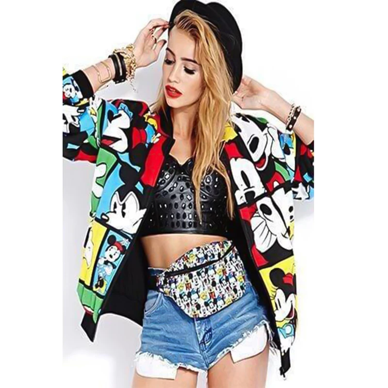 Disney куртка высокого качества с рисунком Микки и Минни для мальчиков на весну