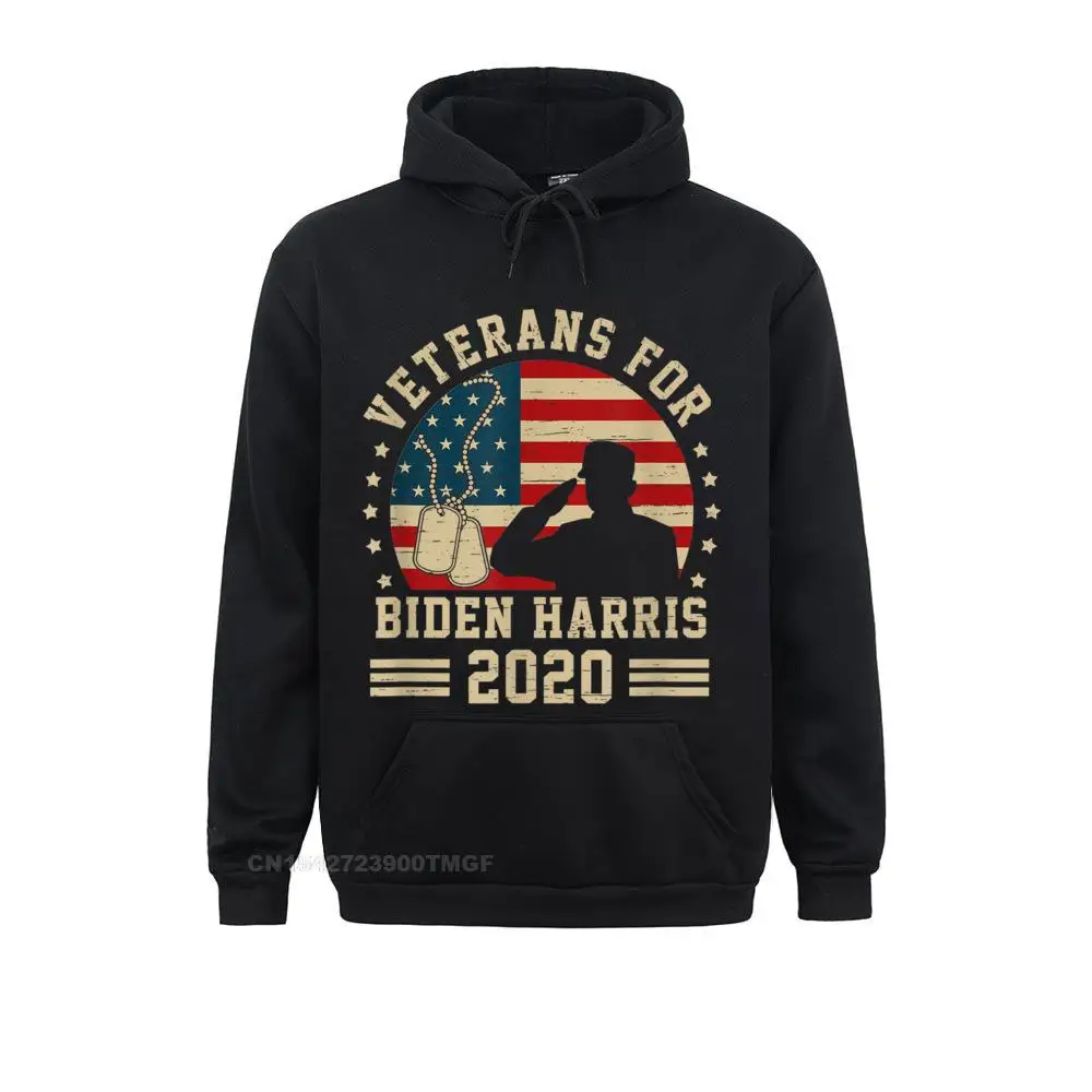 

Veterans For Biden Harris 2020 USA Flag Vintage Retro Hoodie Father Day Funny Hoodies Long Sleeve Popular Clothes Men