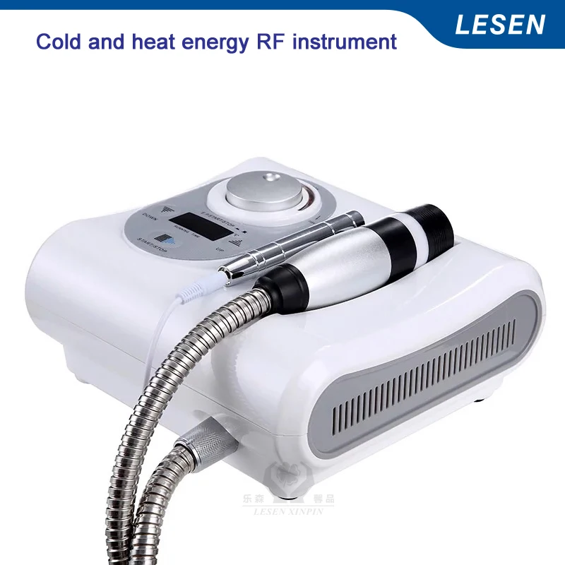 

2021 Newest Skin Cool Hot Energy Skin Rejuvenation Handle for Skin Lifting Beauty Machine ABS 1 Set Face Neck Body 2 Handles