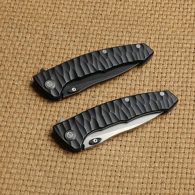 Складной нож MAXACE cormer MRBS клинок с подшипником и флиппером лезвие M390 титановая
