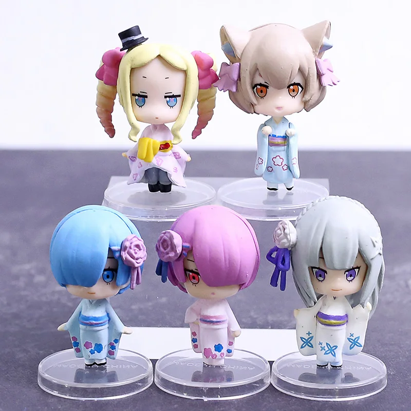 Re:ZERO Начальная жизнь в другом мире Rem Ram Emilia Beatrice костюм Феликс Аргайл кимоно Ver.