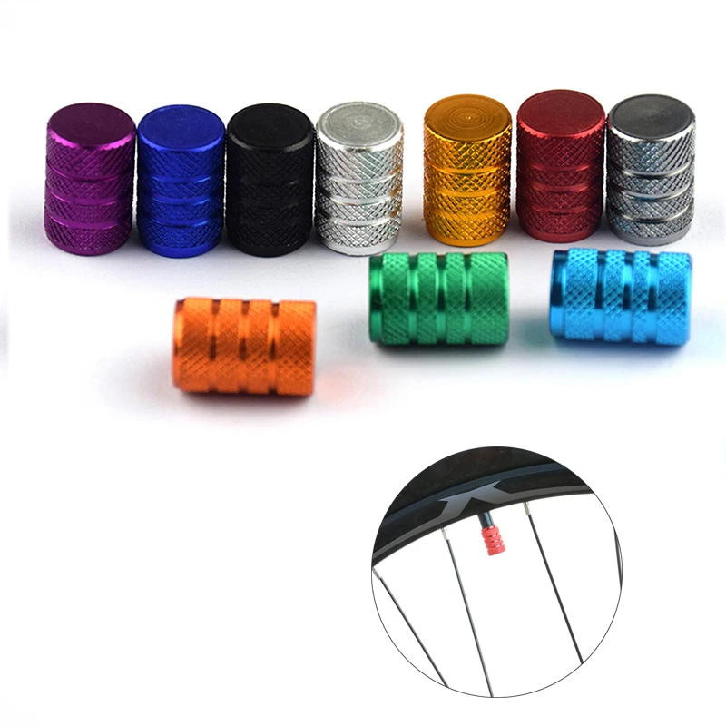 

4Pcs Bike Wheel Tire Covered Car Motorcycle Truck Universal Tube Tyre Bicycle AV SV American AIR Valve Cap Dustproof 10 Colors