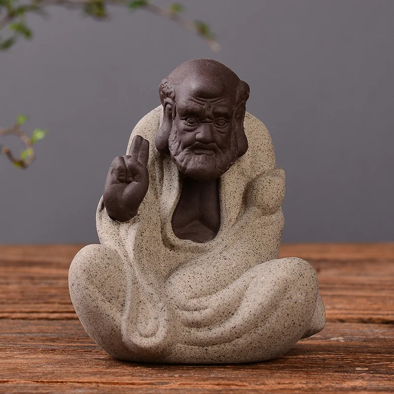 Креативный чайный набор Fortune Golden Toad фиолетовый песок украшение для питомцев