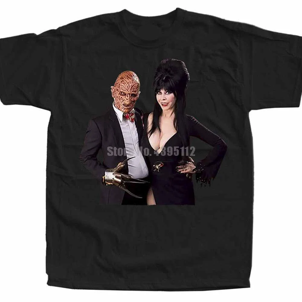 Elvira Mistress Of The Dark Poster Homme футболка хип хоп одежда футболки спортивные с круглым