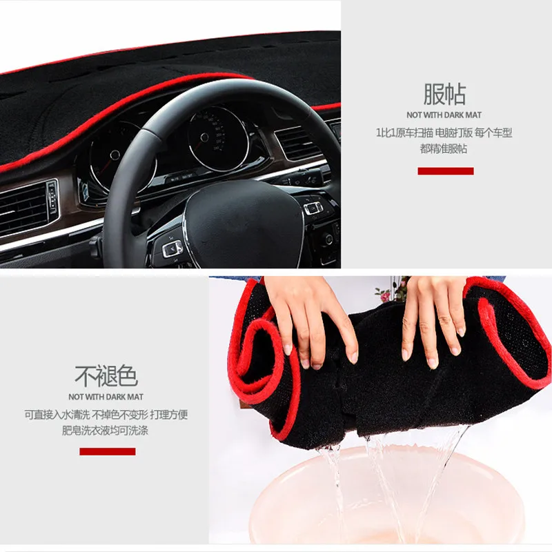 

Car Dashboard Cover Mat For Kia Sportage 2005 2006 2007 2008 2009 2010 Anti-slide Pad Dashmat Sun Shade Carpet Car Parts