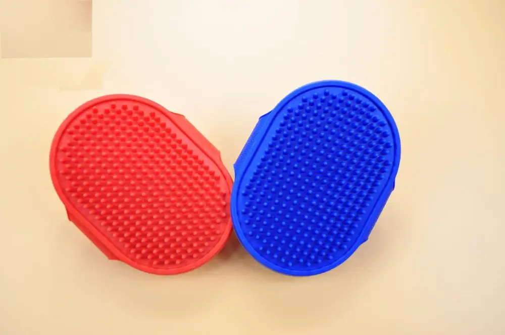 

Pet Dog Cat Bath Brush Adjustable Pets Accessories Massage Mit Pet Shower Dog Soft Brush Cleaner Supplies