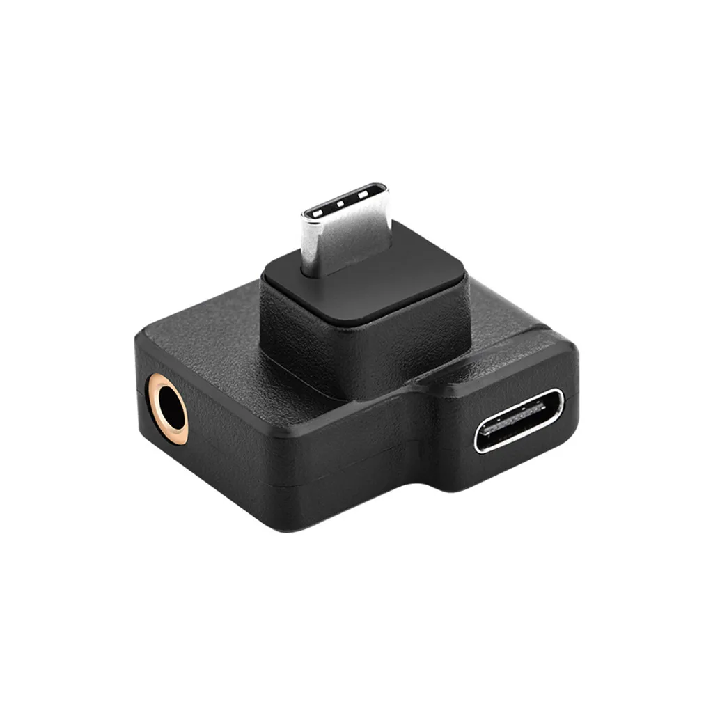 Двойной USB-C до 3 5 мм для микрофонного адаптера DJI OSMO экшн AccessoriesRecording видео