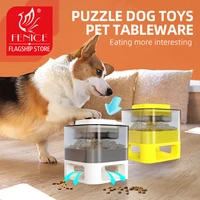 fenice dog bowls pet supplies catapult puzzle training slow food spiller dog toy catapult for dogs alternative to slow feeder