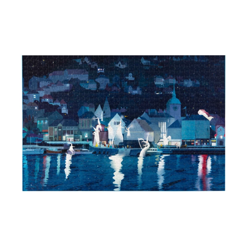 Креативные бумажные головоломки игрушки для детей путешествия игры формы