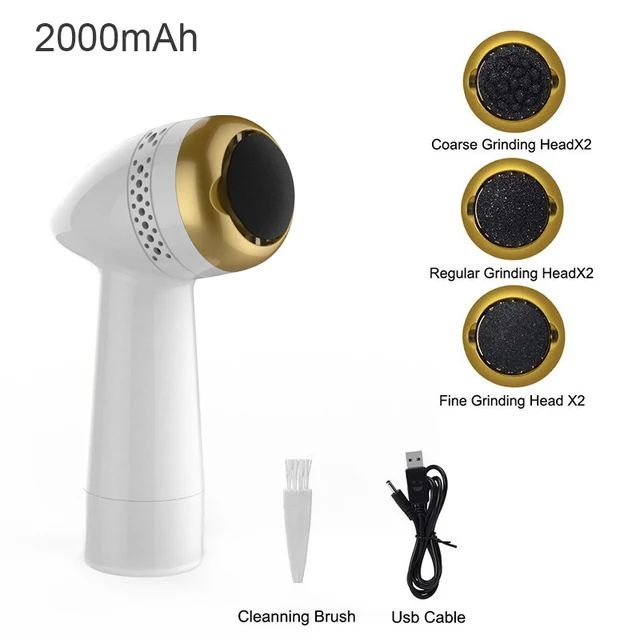 Электрическая педикюрная машинка с пылесосом для удаления мертвой кожи и мозолей USB переносной инструмент ухода.